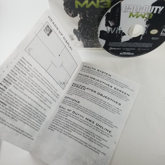 Call of Duty Modern Warfare 3 (Nintendo Wii, 2011) Complete + Manual Tested - Picture 5 of 7
